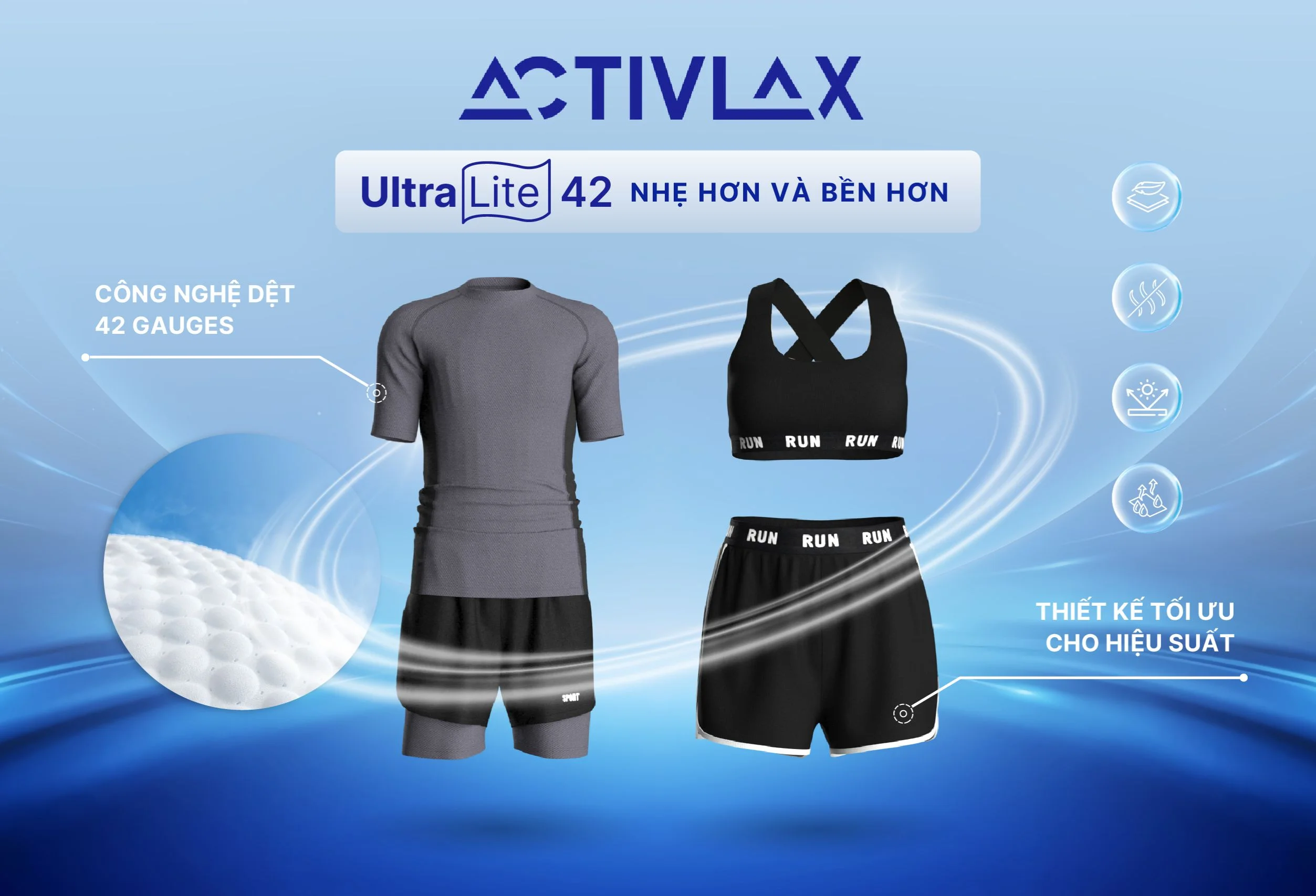 UltraLite 42 - Nhẹ hơn, bền hơn UltraLite 42 - Nhẹ hơn, bền hơn