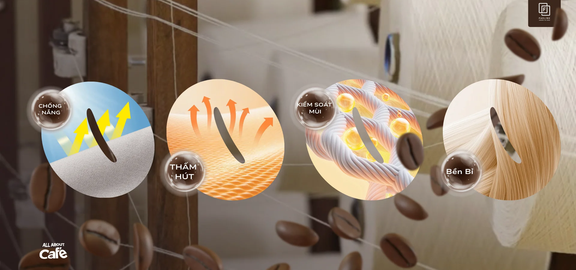 Khám Phá Dòng Sản Phẩm ALL ABOUT CAFÉ®: Từ Bã Cà Phê Tới Sợi Vải Bền Vững Khám Phá Dòng Sản Phẩm ALL ABOUT CAFÉ®: Từ Bã Cà Phê Tới Sợi Vải Bền Vững