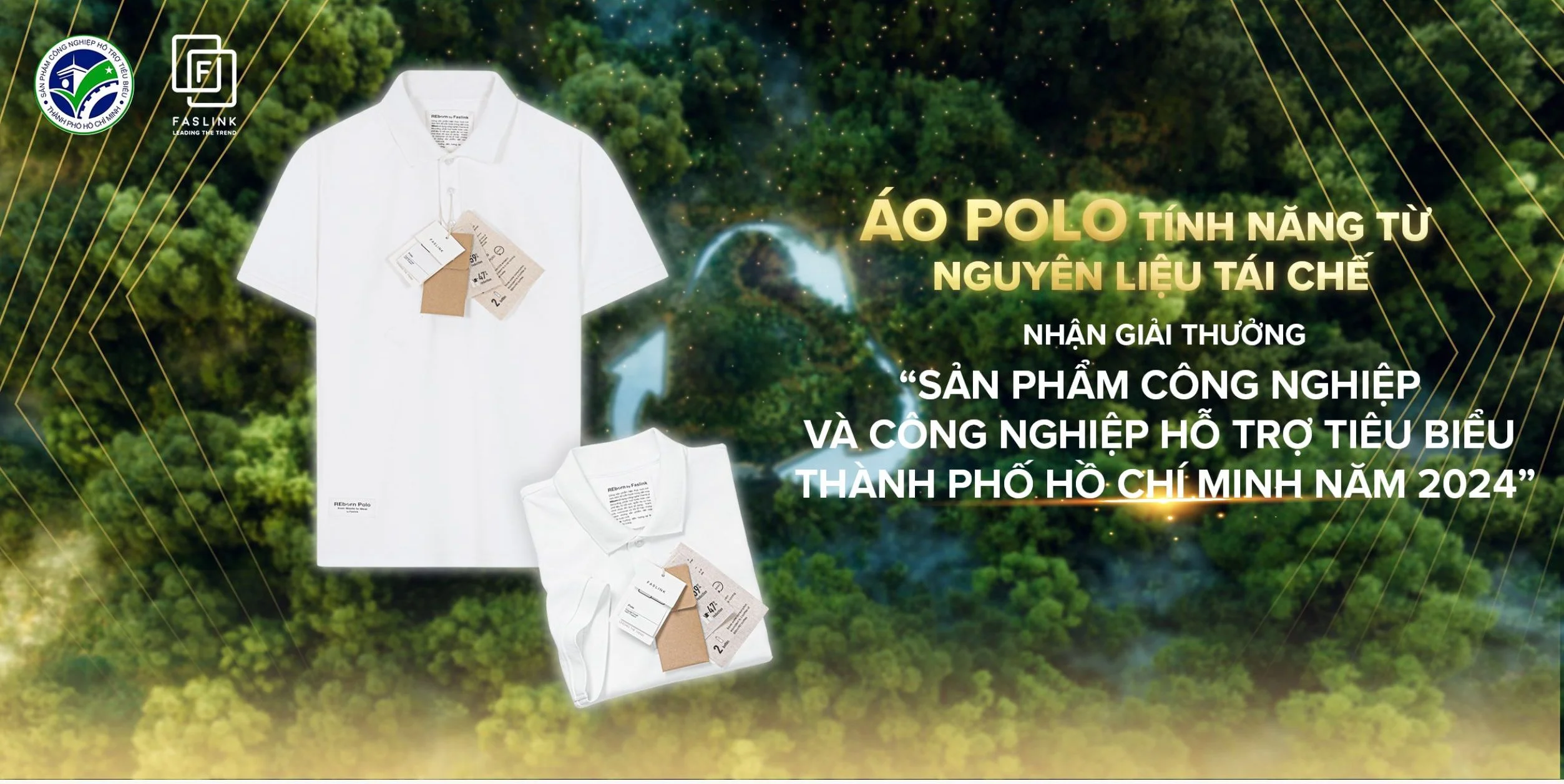 Áo Polo tính năng từ nguyên liệu tái chế là sản phẩm công nghiệp tiêu biểu tphcm 2024 Áo Polo tính năng từ nguyên liệu tái chế là sản phẩm công nghiệp tiêu biểu tphcm 2024