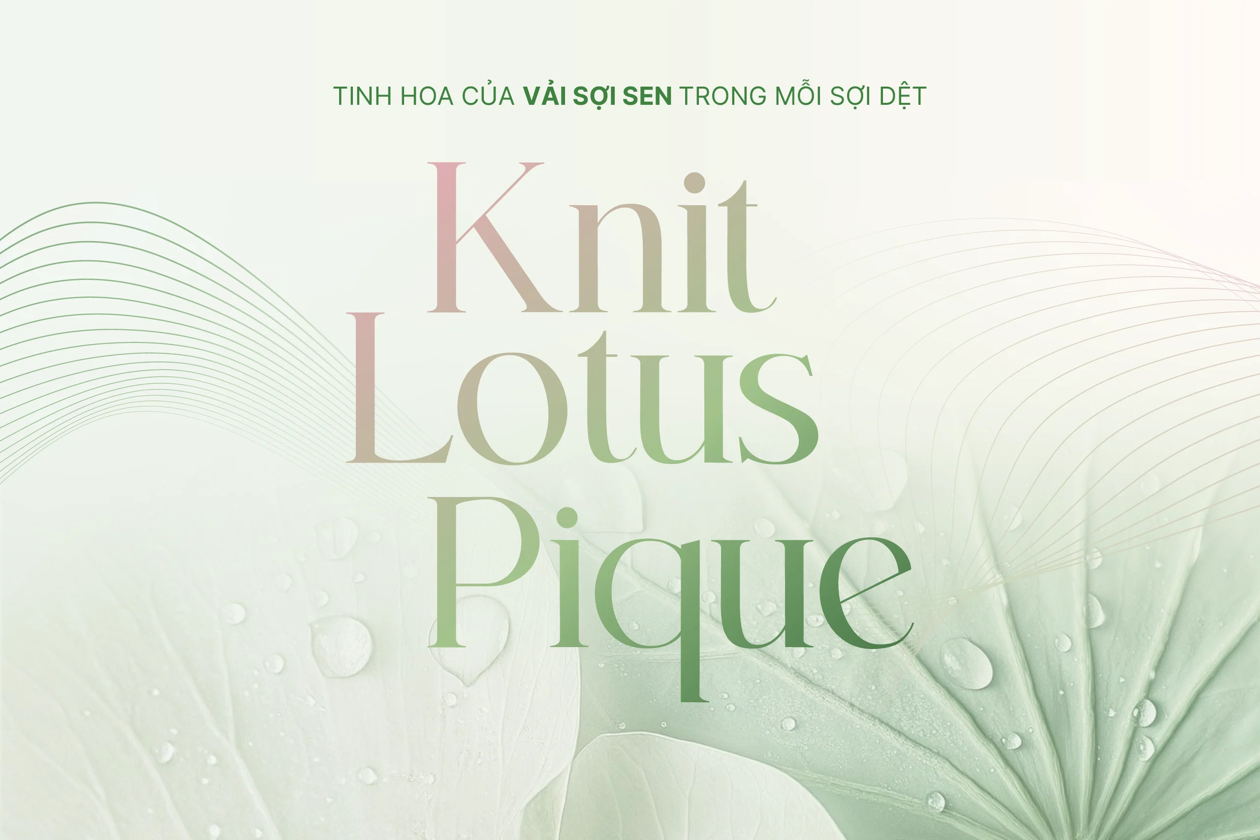 Knit Lotus Pique: Tinh Hoa Của Vải Sợi Sen Trong Mỗi Sợi Dệt