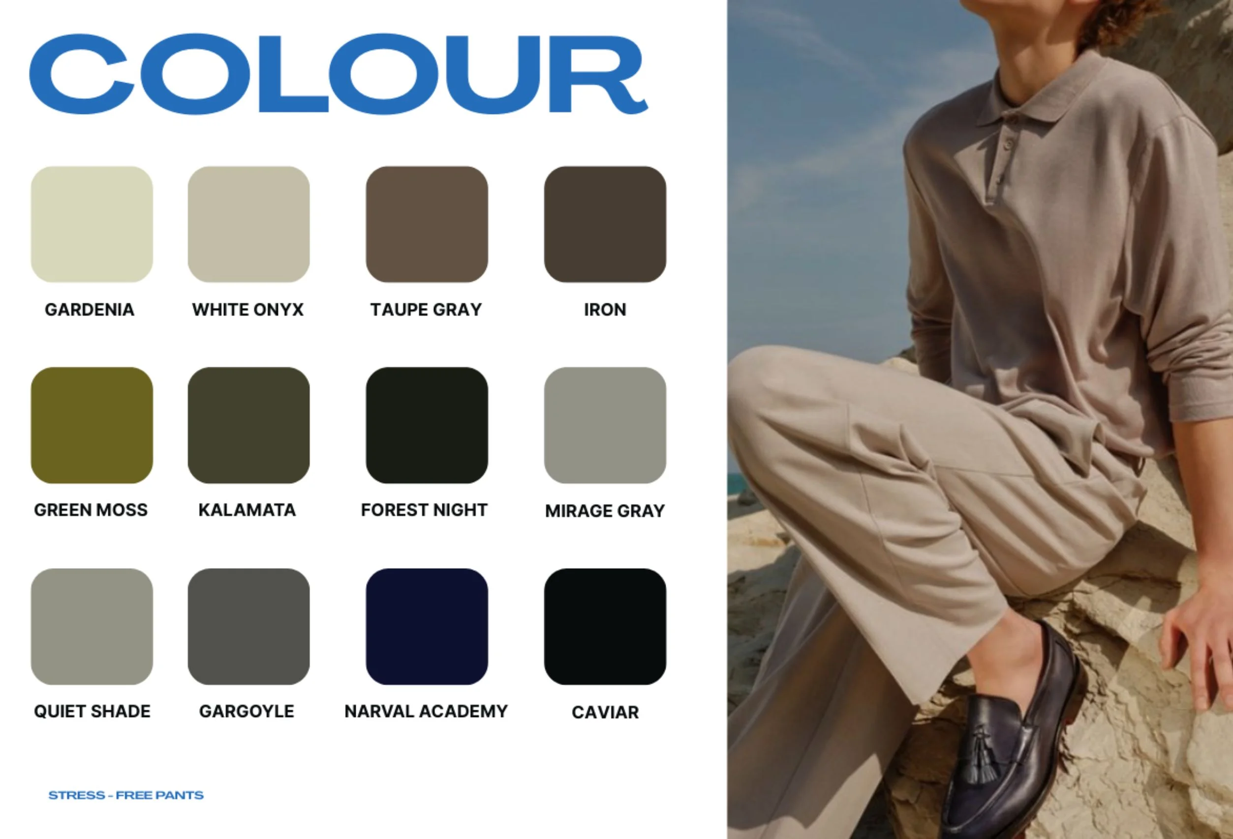 Bảng màu Stress-Free Pants Bảng màu Stress-Free Pants