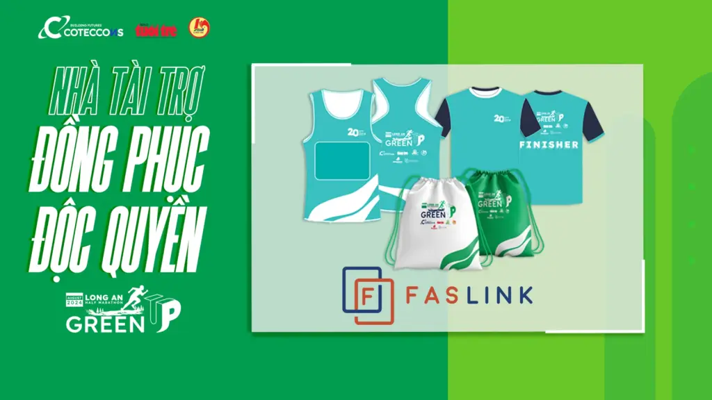 Faslink đồng hành cùng GreenUP Long An Half Marathon 2024: Lan tỏa thông điệp xanh